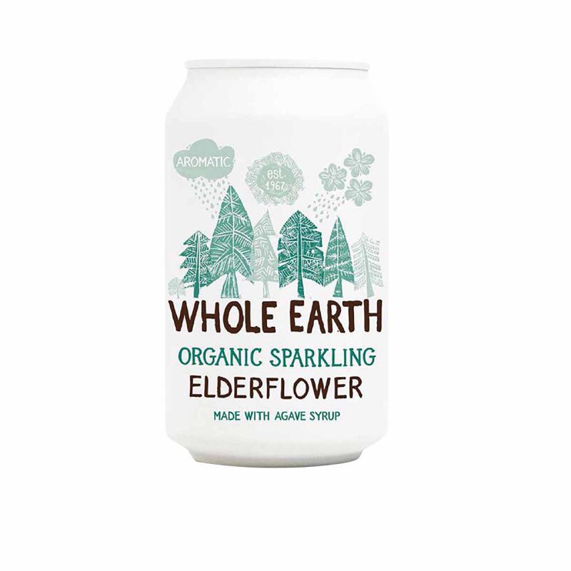 Sparkling elderflower van Whole Earth Excl. statiegeld, 24 x 330 ml